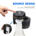 Plastic Bottle Cap Lock Wine Bottle Stopper 3 Digits Password Combination Lock